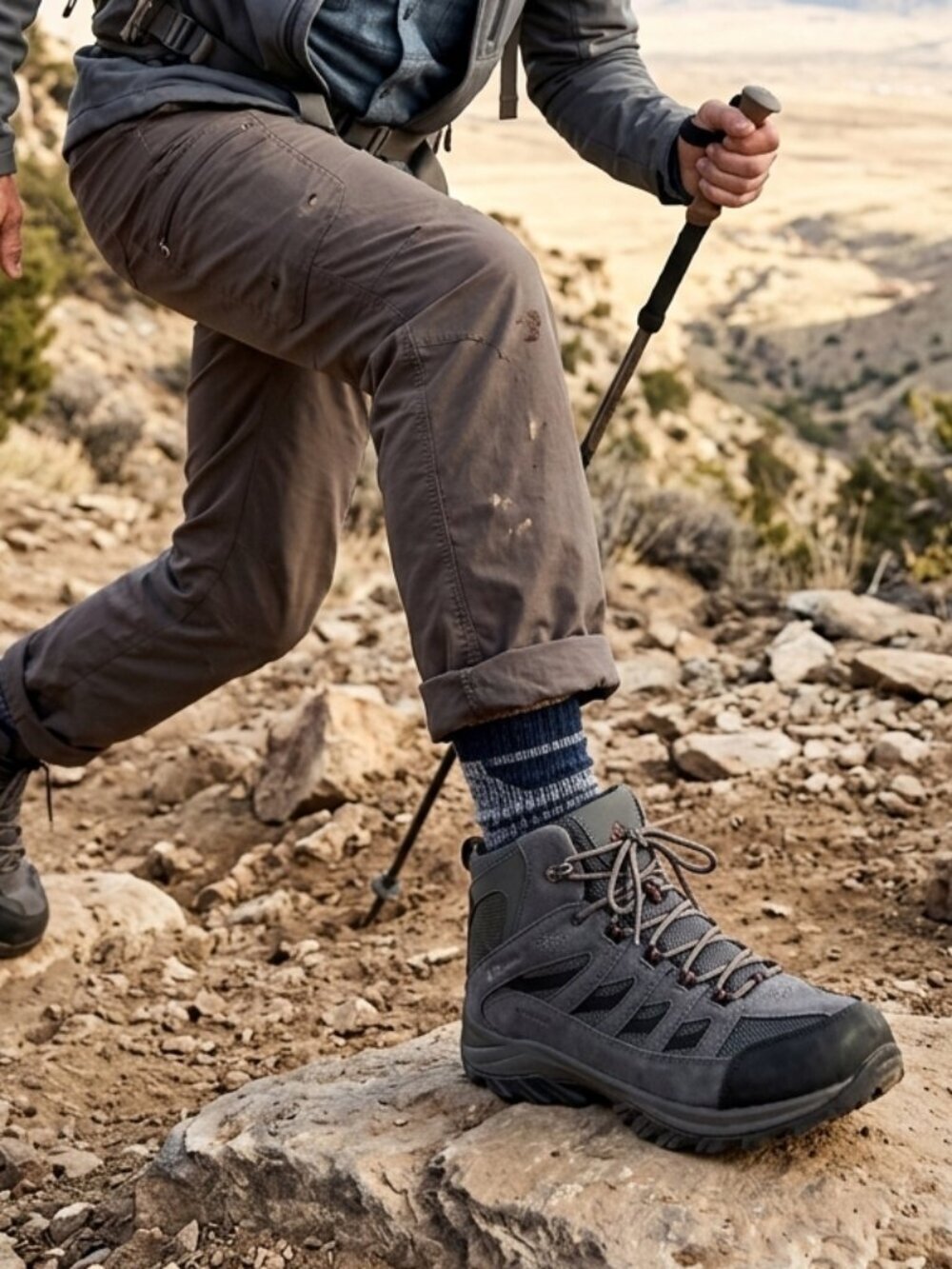 Columbia Crestwood Leather Waterproof Hiking Boots